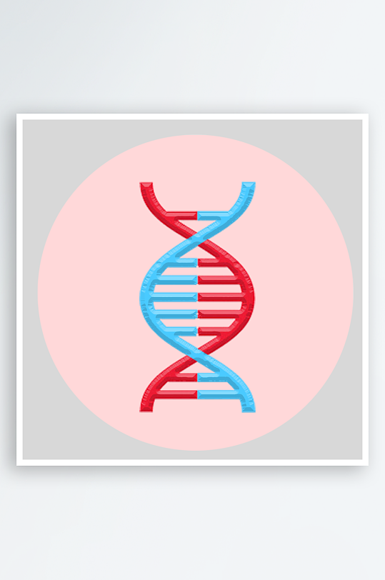 卡通生物基因DNA化妆品医疗化学分子