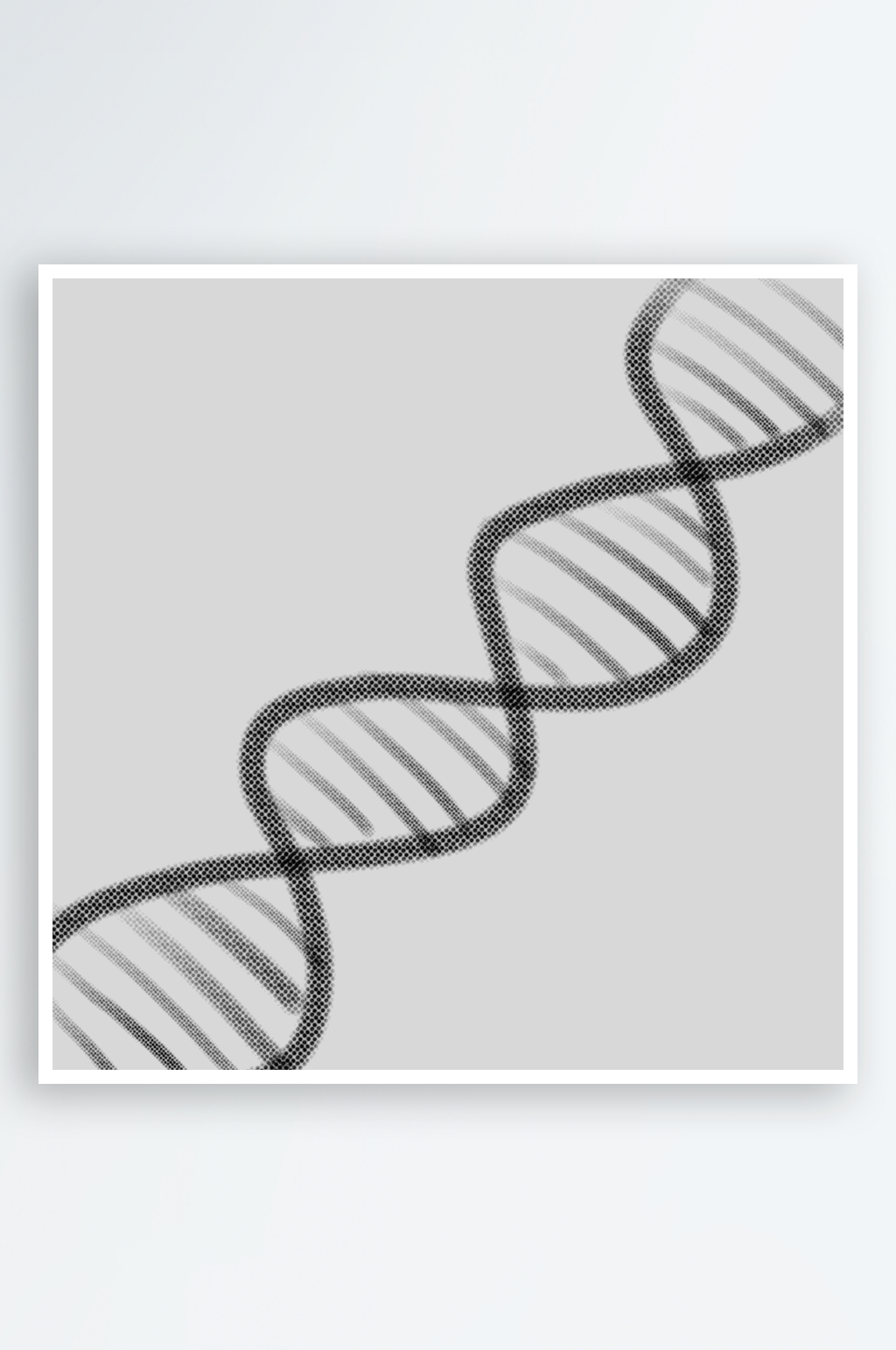 卡通生物基因DNA化妆品医疗化学分子素材