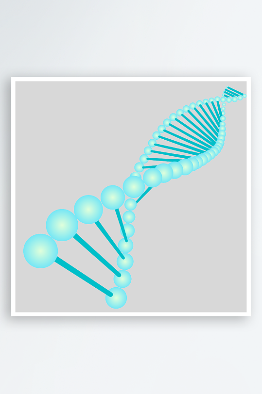 卡通生物基因DNA化妆品医疗化学分子