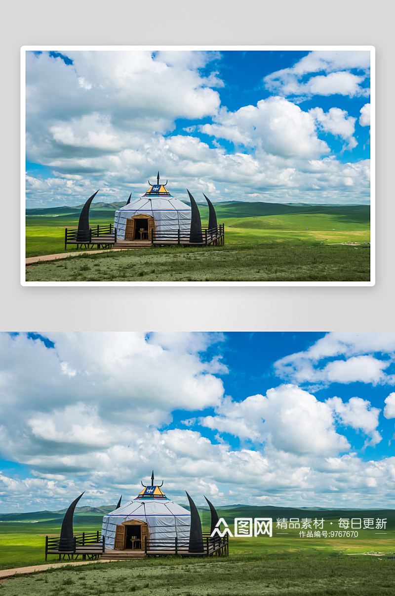 内蒙古旅游自然风景摄影封面照片素材素材