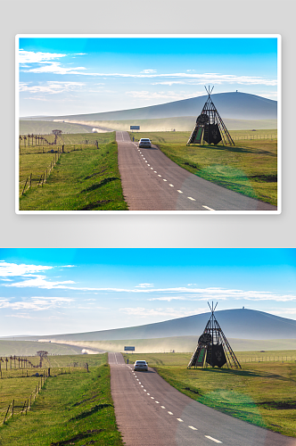 内蒙古旅游自然风景摄影封面照片
