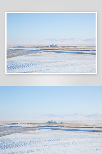 冬季内蒙古平原风光