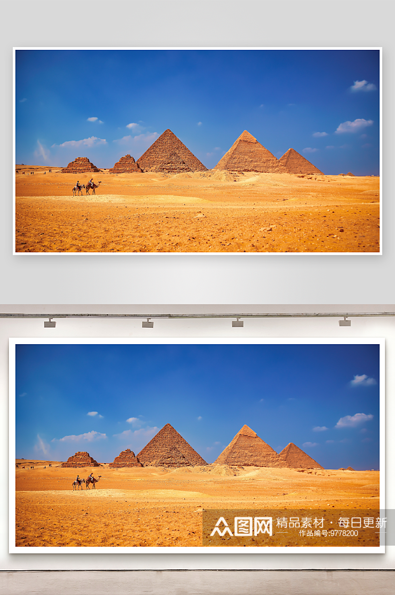 埃及金字塔旅游风景摄影封面金字塔素材素材