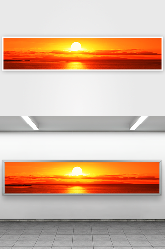 天空朝阳夕阳风景素材图片