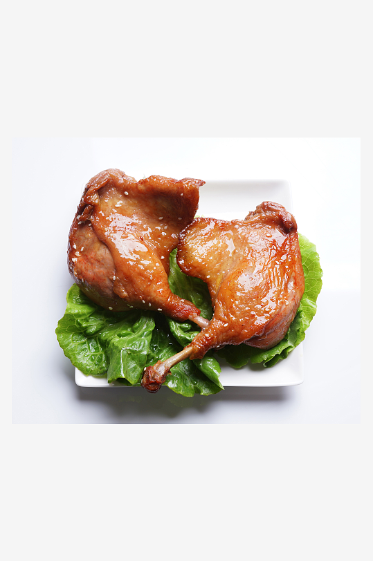 烤鸡烤鸭烤鸡腿鸭腿鸡心鸭心卤菜图片素材-众图网