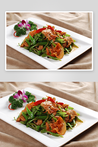 湘西小炒肉餐饮菜谱菜品高清图片素材