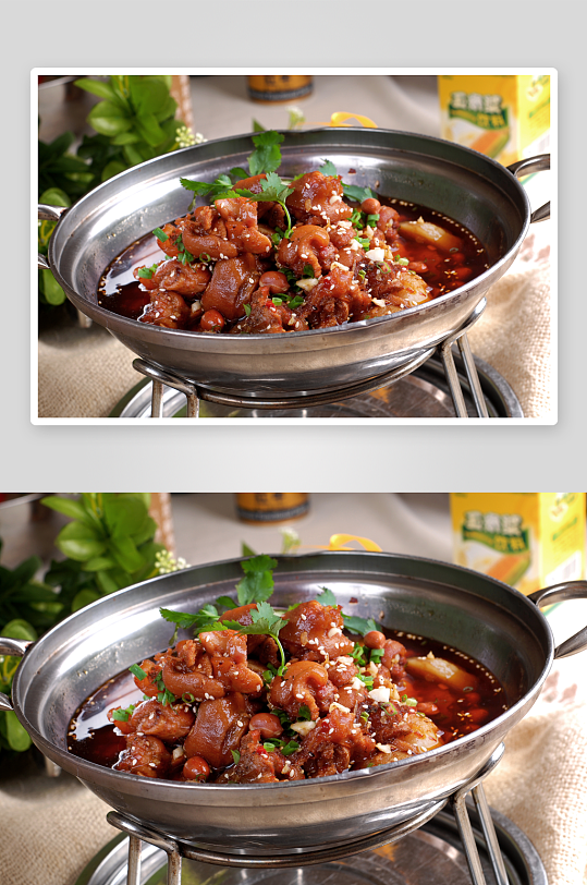 美味对话干锅猪蹄餐饮菜谱菜品高清图片素材