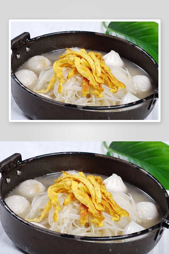 干锅萝卜丝煮小笼包餐饮菜谱菜品高清图片素