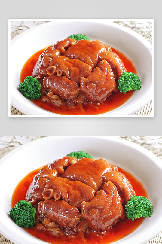 蒸猪蹄餐饮菜谱菜品高清图片素材