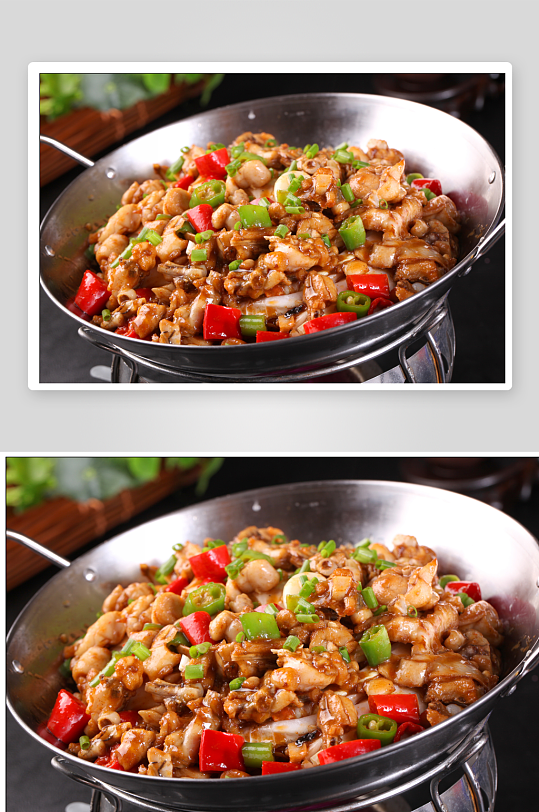 高清美食菜谱干锅牛蛙田鸡JPG图片素材-众图网