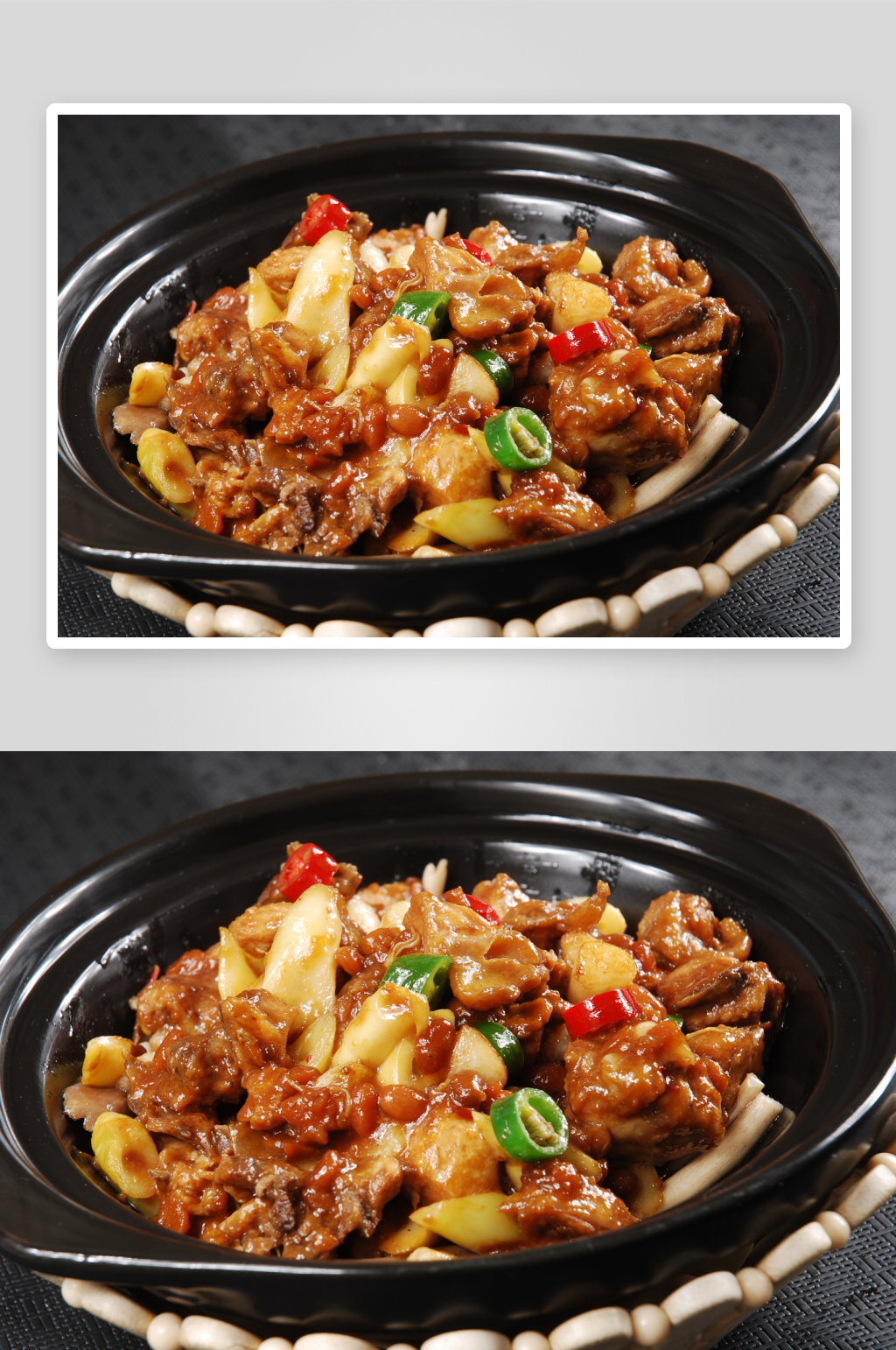 黄豆酱煨土鸡图片素材素材