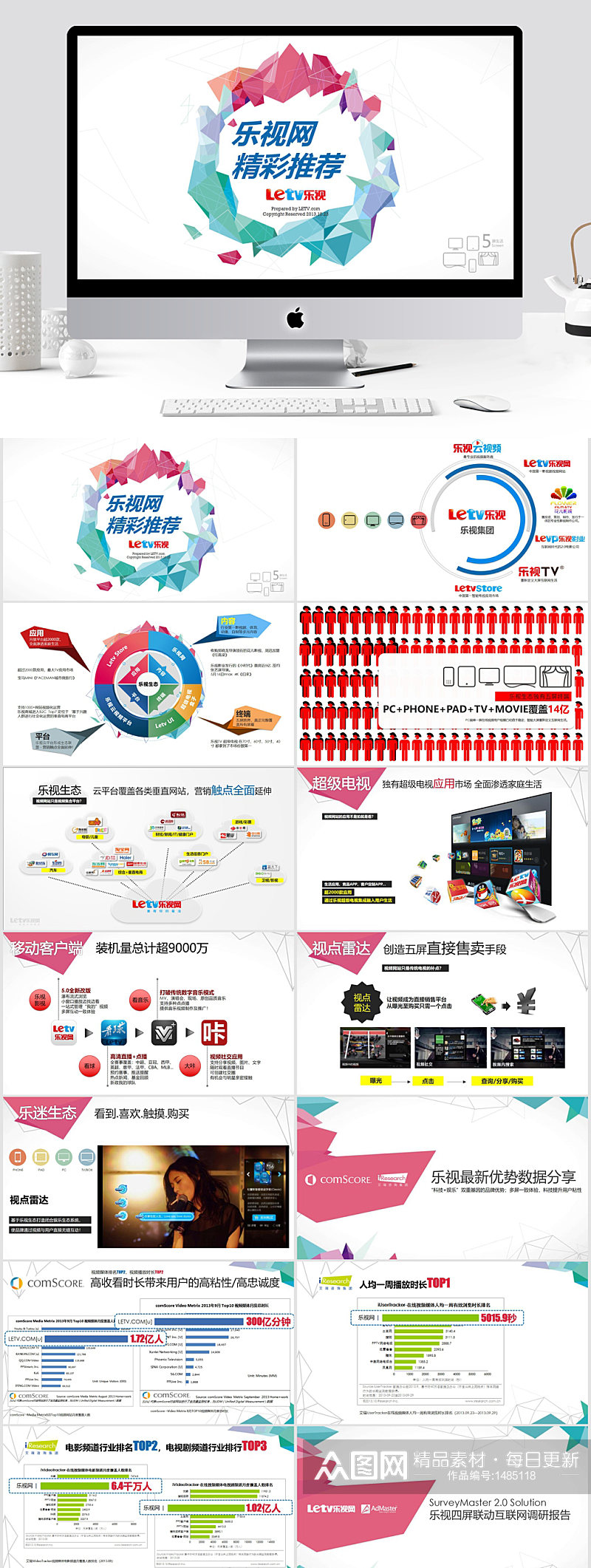 网络市场市场营销分析PPT素材