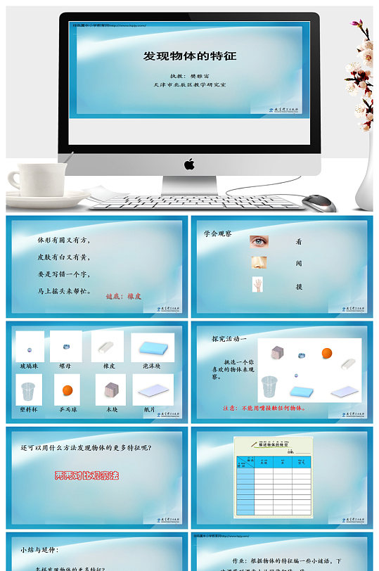 发现物体的特征教学ppt课件