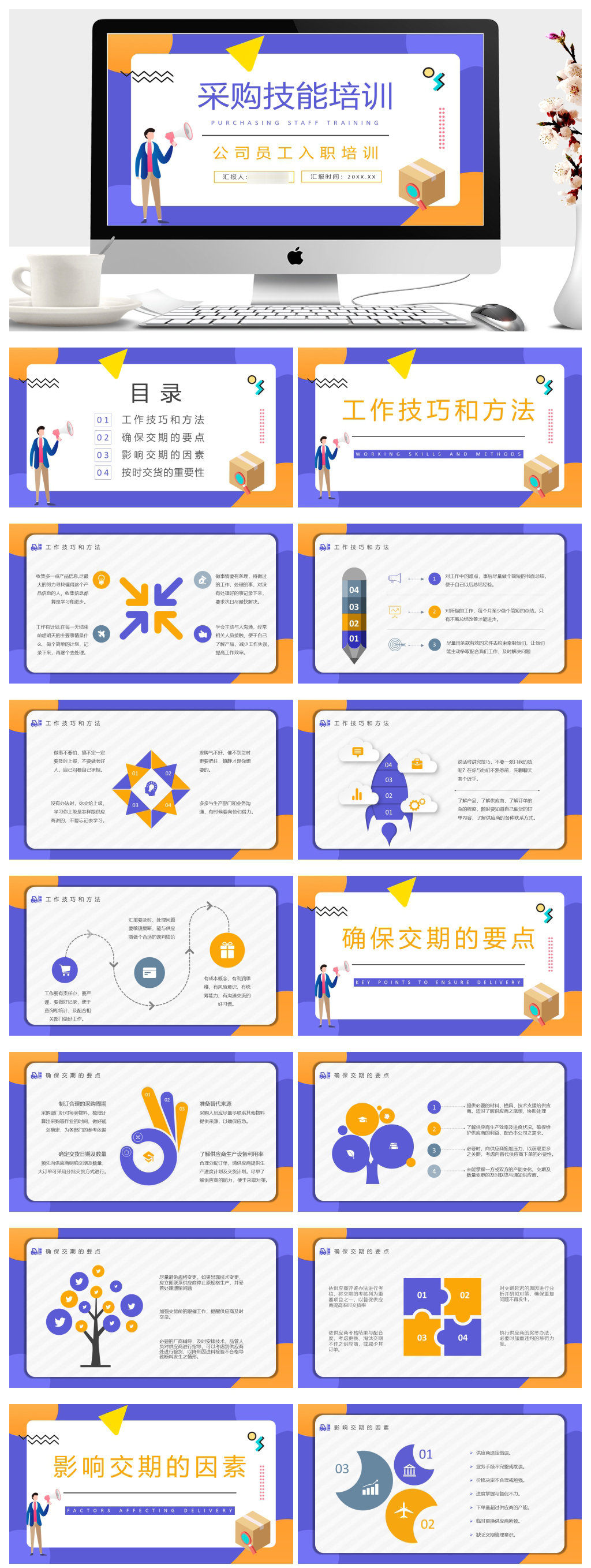 职业采购员专业知识分享交流讲座PPT素材