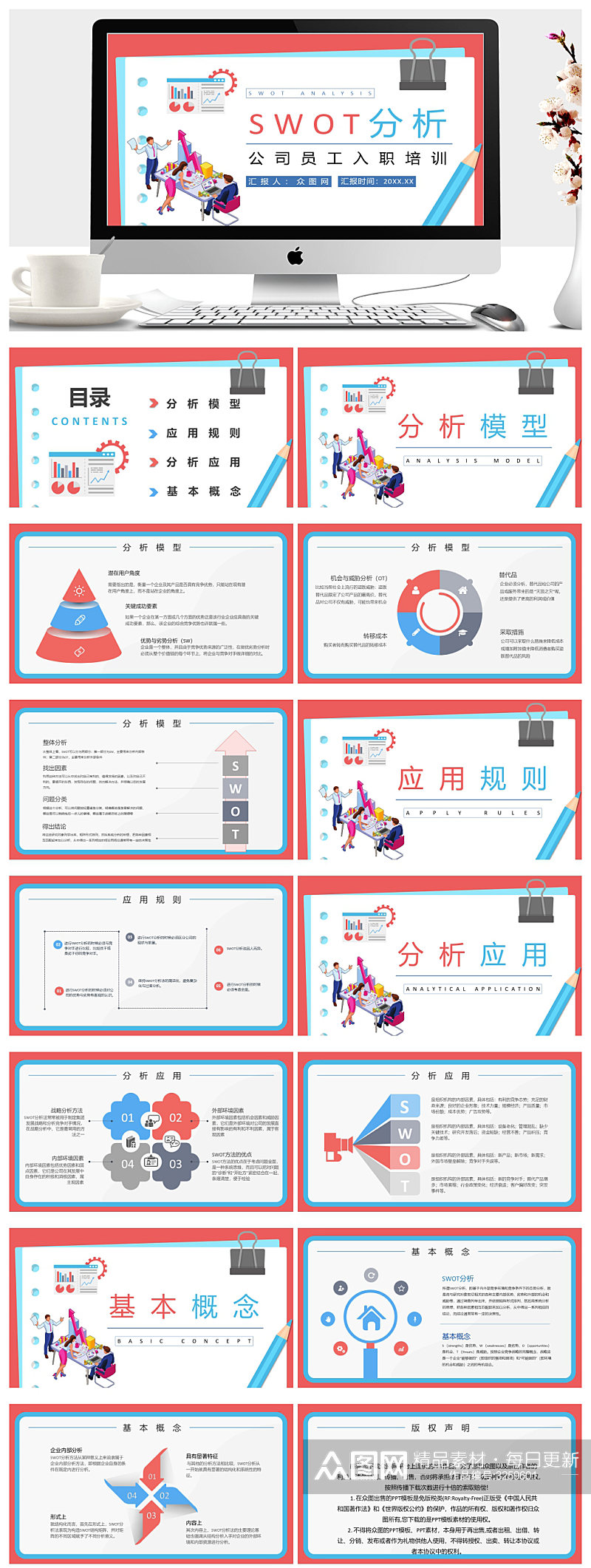 公司竞争市场分析汇报总结PPT素材