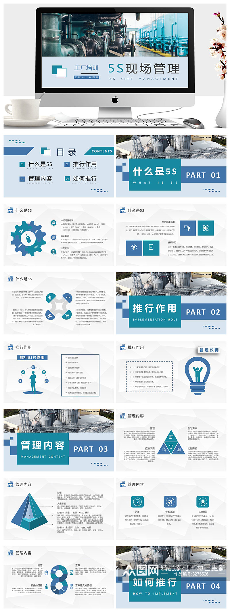 工厂现场管理方案汇报PPT素材