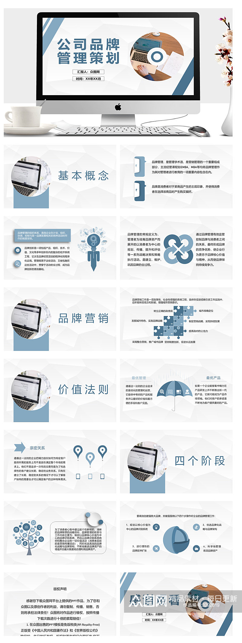 品牌运营推广项目策划方案宣讲PPT素材