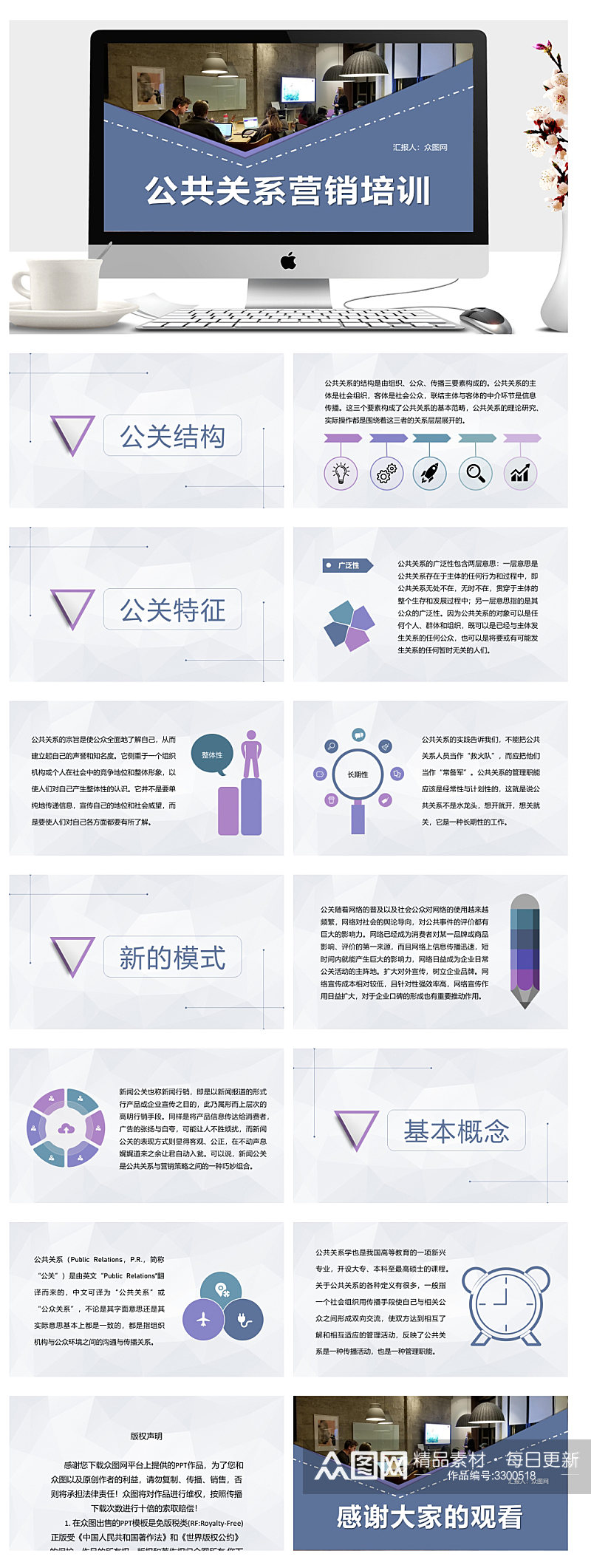 互联网公司市场营销分析方案PPT素材