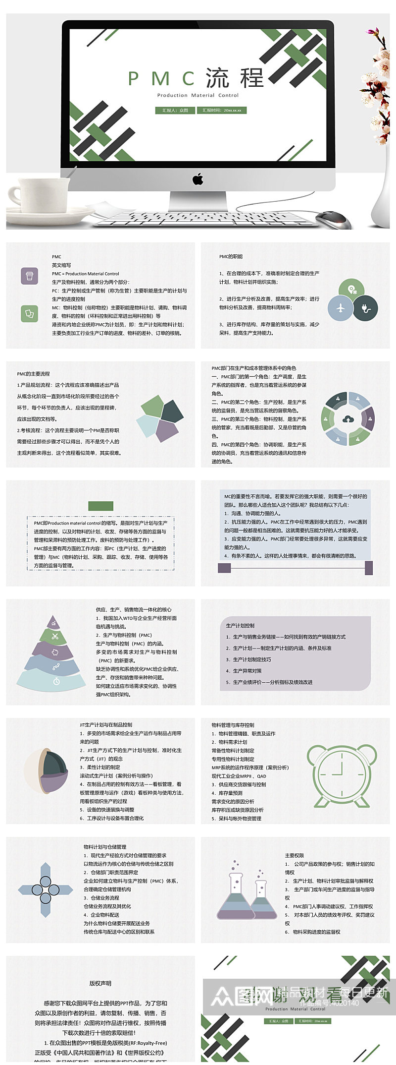 生产进度的控制生产进度管理PPT素材