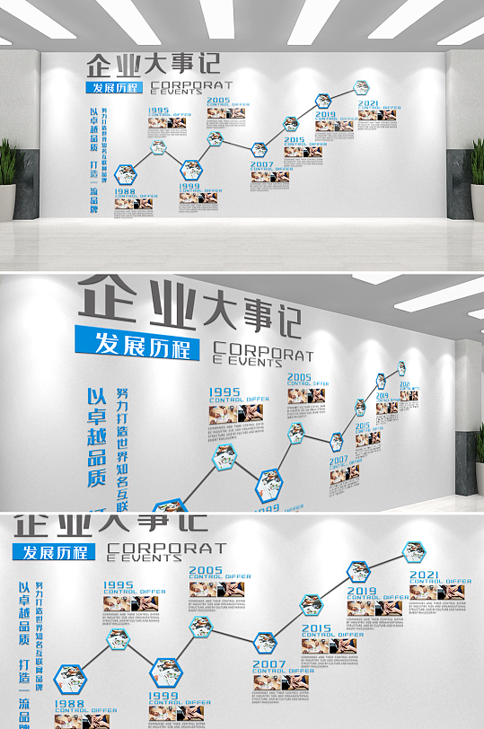 企業(yè)大事記企業(yè)歷程文化墻
