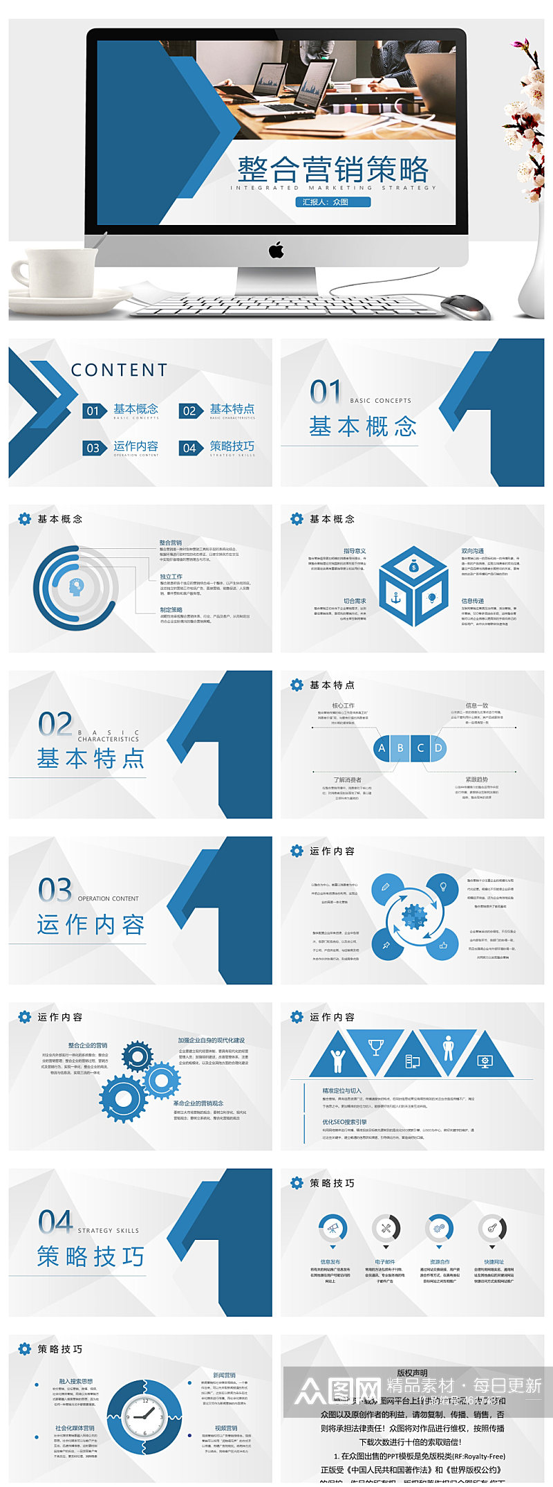 企业网络整合营销策略要求ppt素材