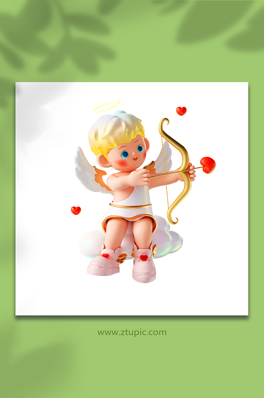 天使爱神卡通图片-众图网