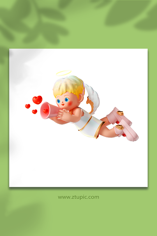 丘比特天使卡通图-众图网