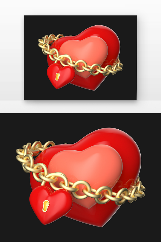 情人节创意设计元素-众图网