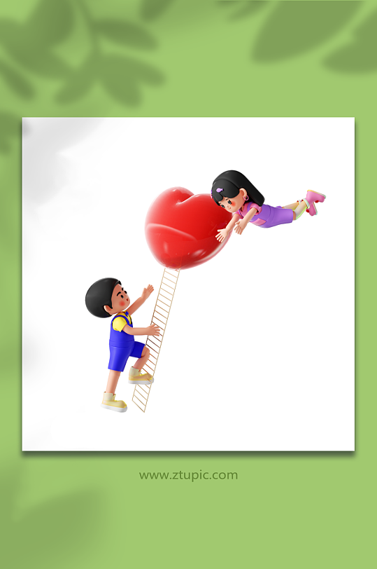 情侣恋爱卡通人物-众图网