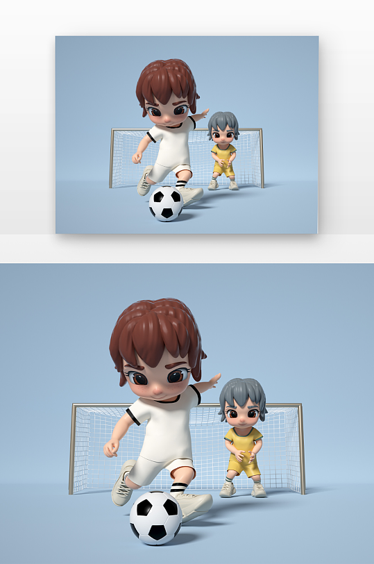 足球体育培训班课外班兴趣班立体感-众图网