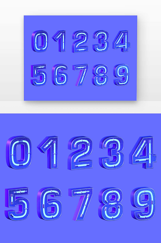 科技感LED等数字元素