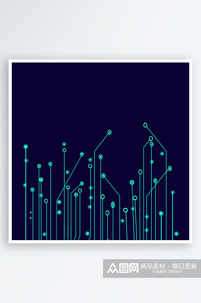 电子科技芯片电路图素材素材