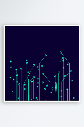 电子科技芯片电路图素材