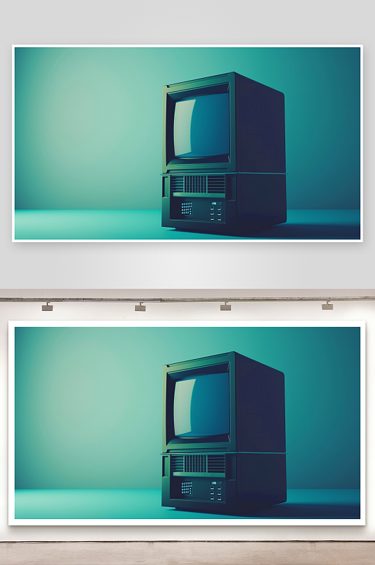 老式电视机简单背景