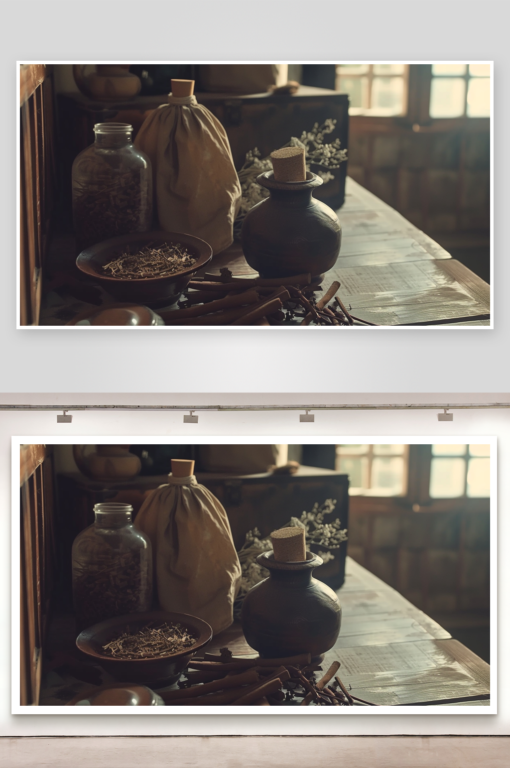 中药铺陈皮的照片素材