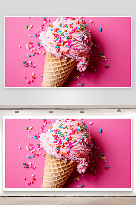 冰淇淋美食甜品图片