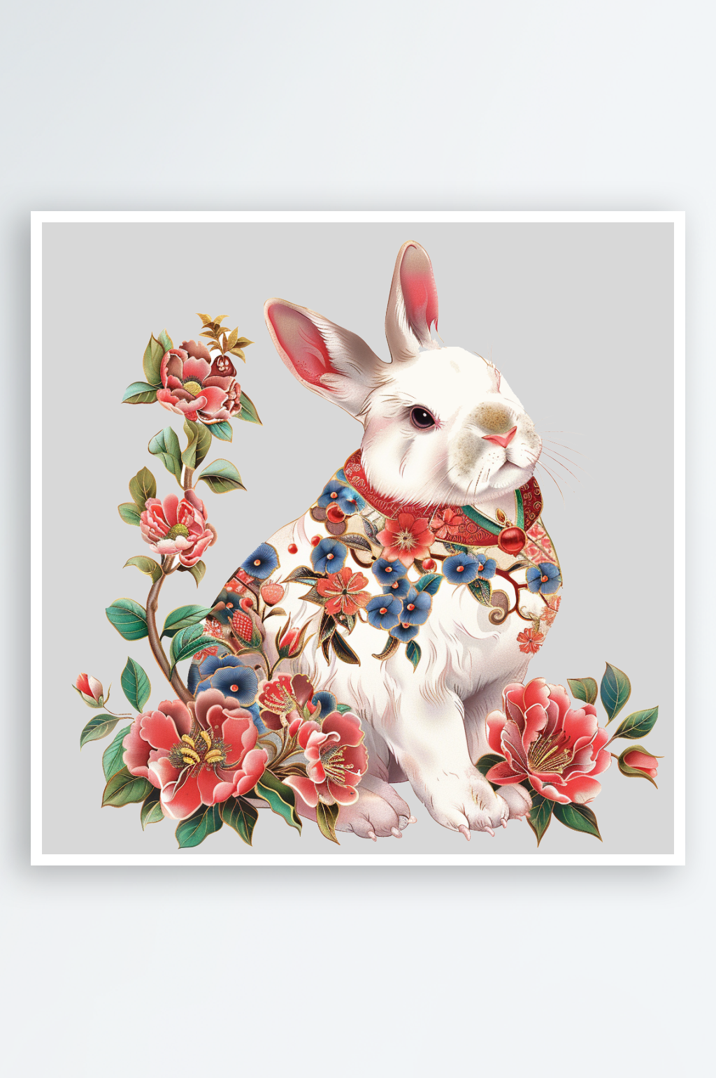 中国风嫦娥的插画元素素材