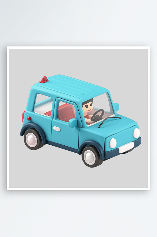 3D汽車的免扣元素