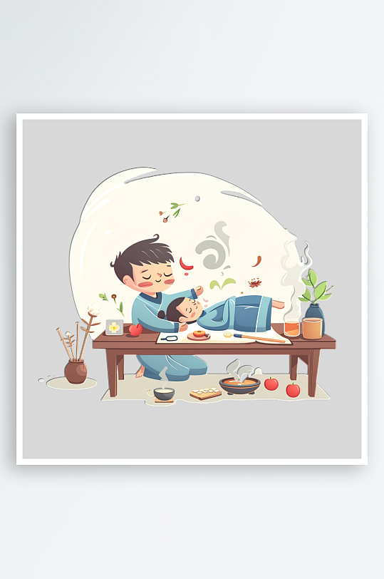 中医针灸的免抠元素