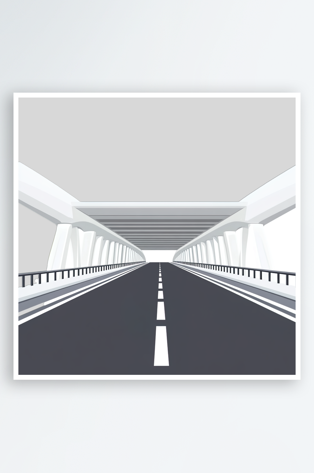 卡通小汽車公路的元素素材