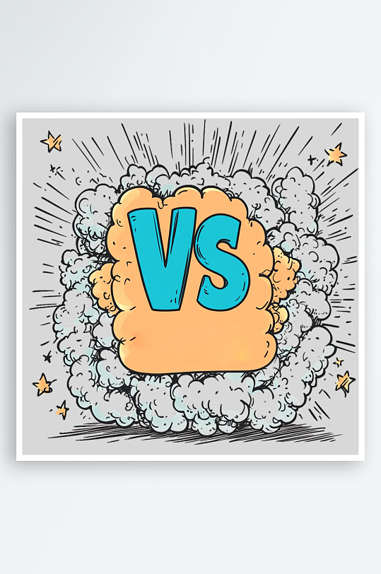 VS手绘图案的免抠元素