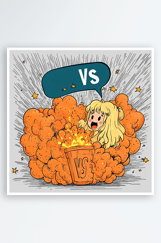 VS手绘图案的免抠元素