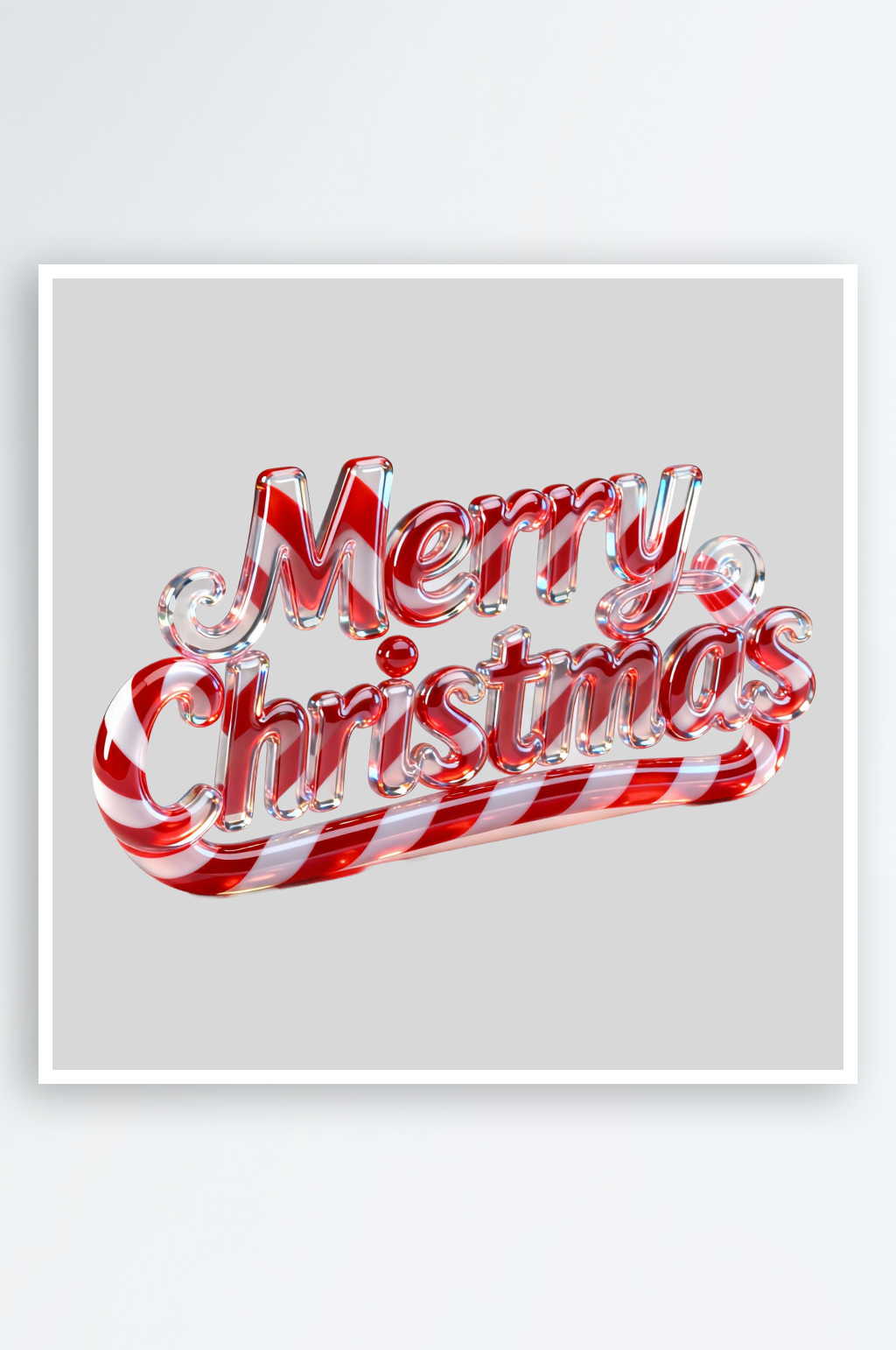 圣诞节英文字体设计的免扣元素素材