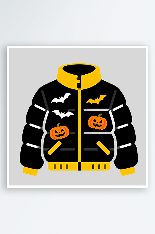 冬季服装的免扣元素-众图网