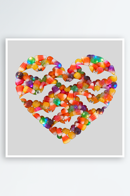 情人节爱心情侣的免扣元素-众图网