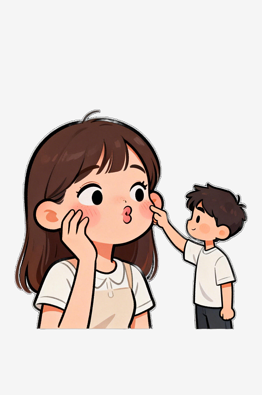 情人节浪漫爱心情侣的免扣元素-众图网