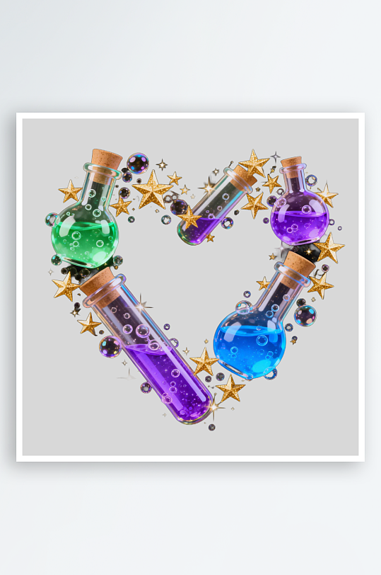 情人节浪漫爱心情侣的免扣元素-众图网