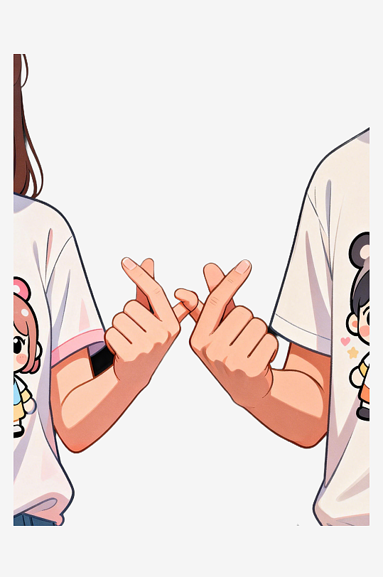 情人节爱心情侣的免扣元素-众图网