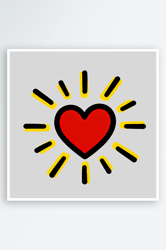 情人节爱心浪漫情侣的免扣元素-众图网