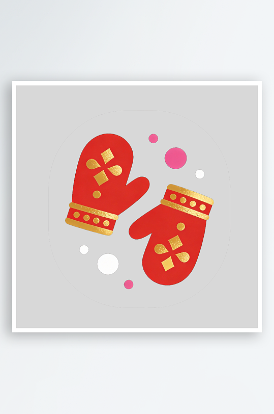 冬季服装围巾的免扣元素-众图网